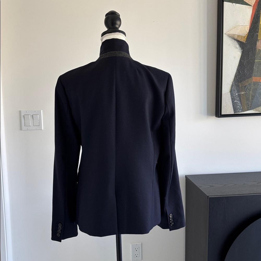J. Crew Navy Regent Blazer Size 12 - Picture 2 of 9